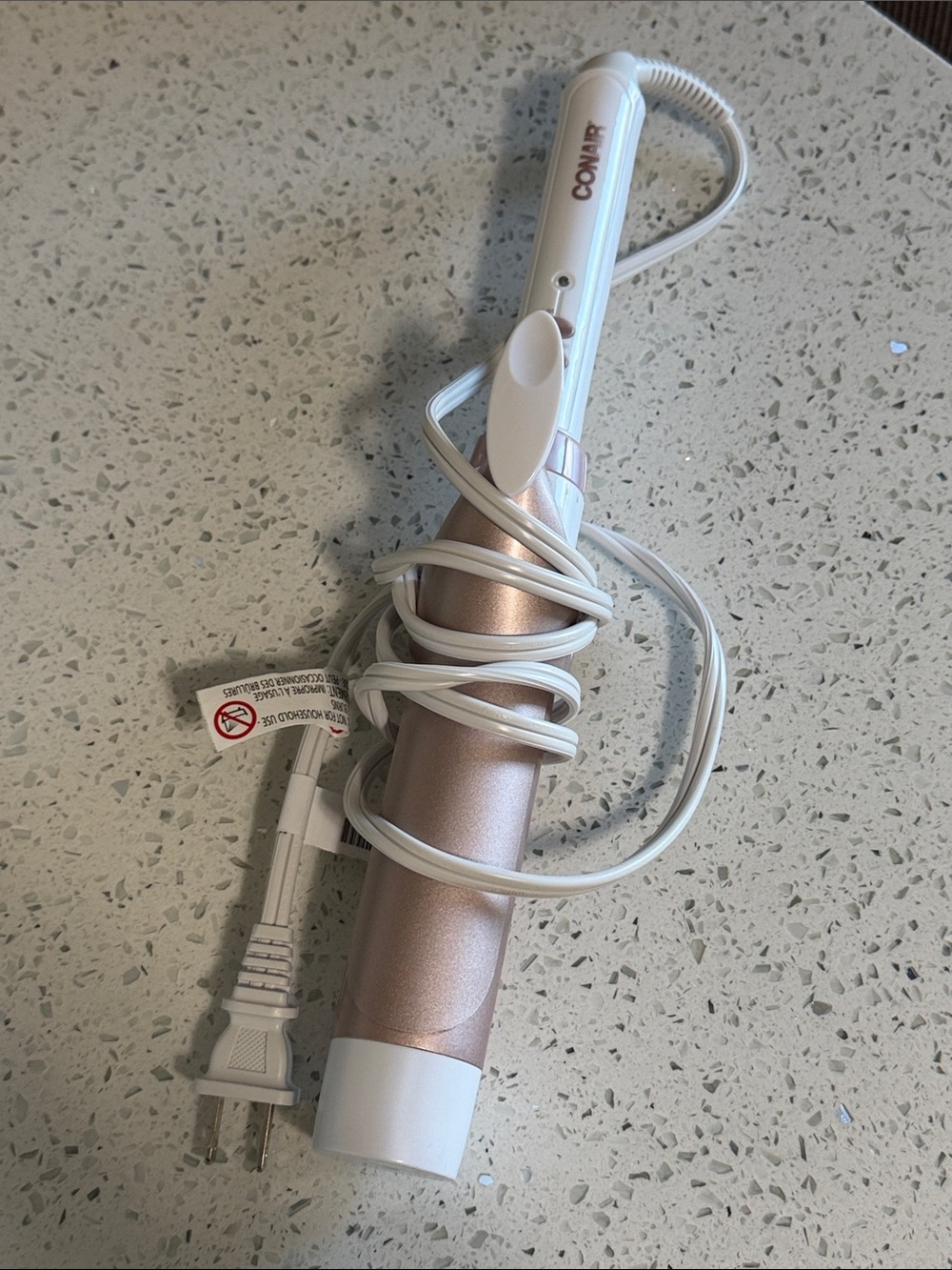 New Conair Rose Gold Curling Wand